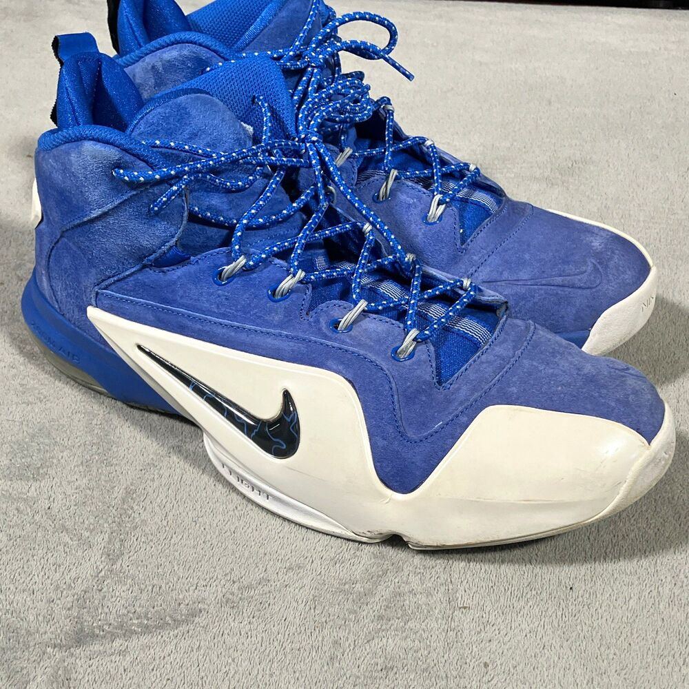 Nike Air Penny 6 “Memphis” Men’s Mid-Top Lace-Up Suede Sneakers Penny Hardaway